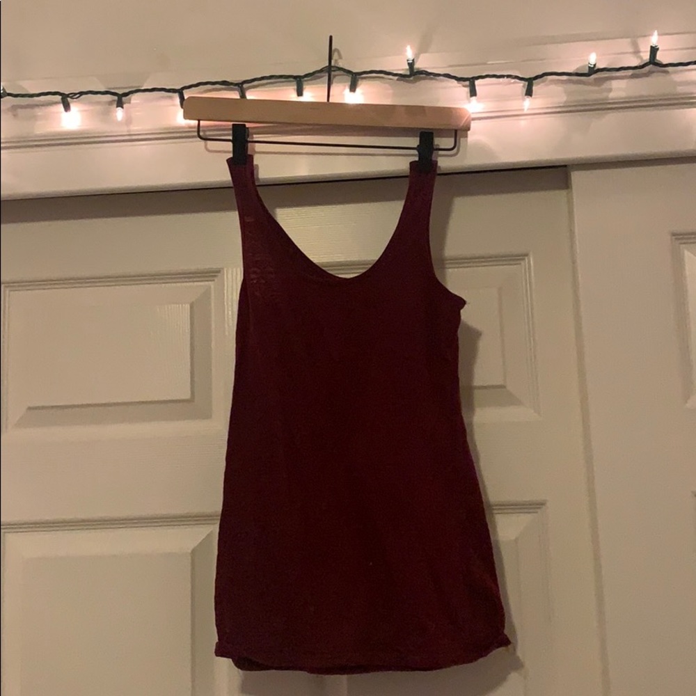 Maroon/red tank top